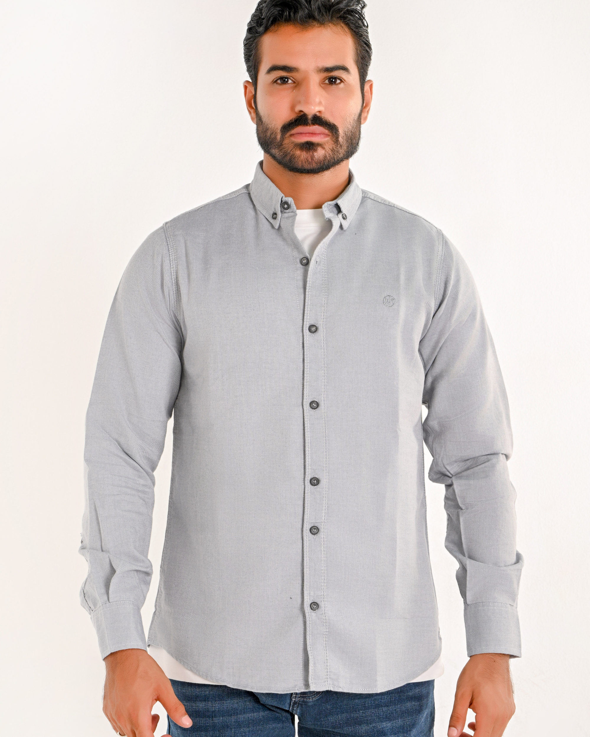 Plain Light Gray Shirt