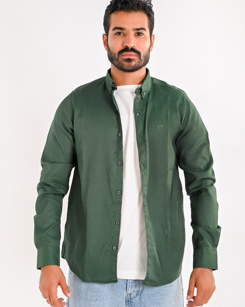 Plain Olive Green Shirt