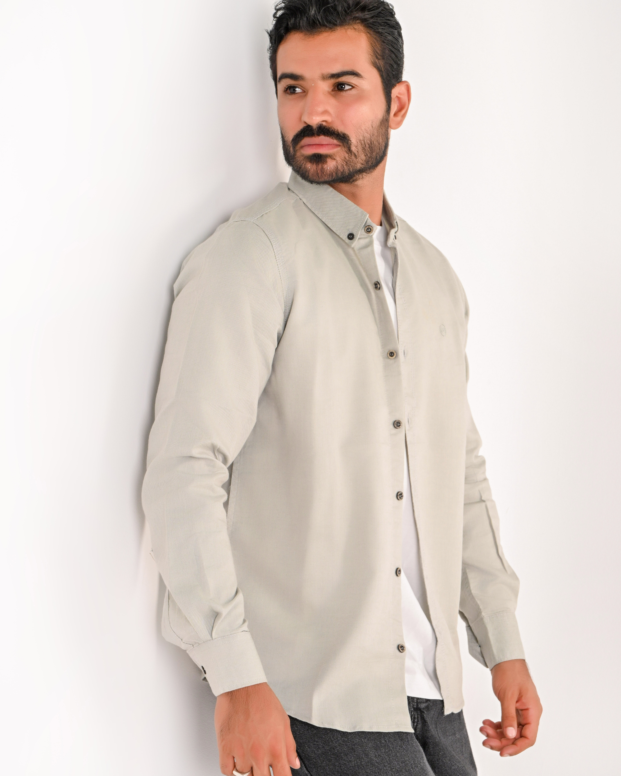 Plain Olive Shirt
