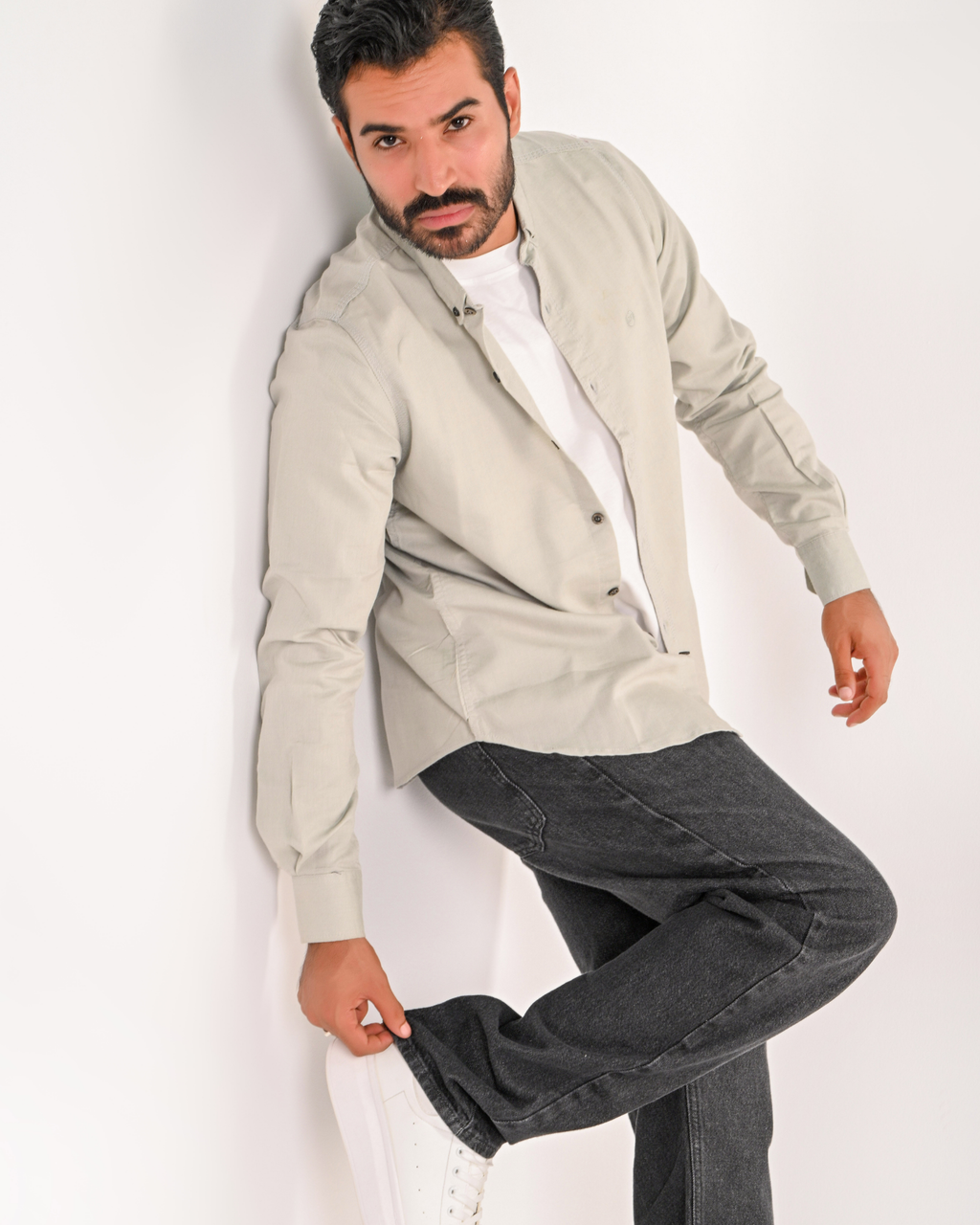 Plain Olive Shirt