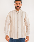Beige Striped Shirt