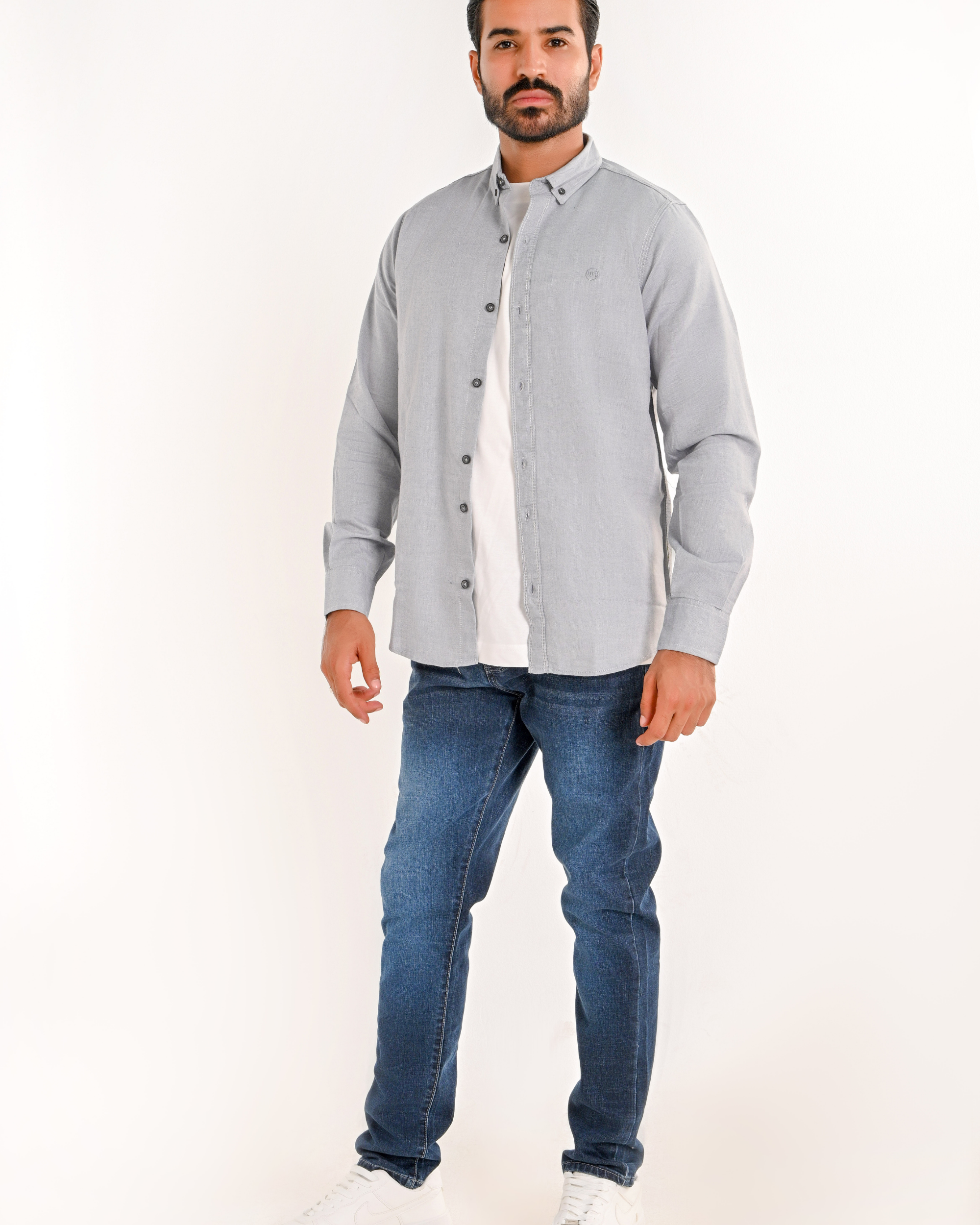 Plain Light Gray Shirt